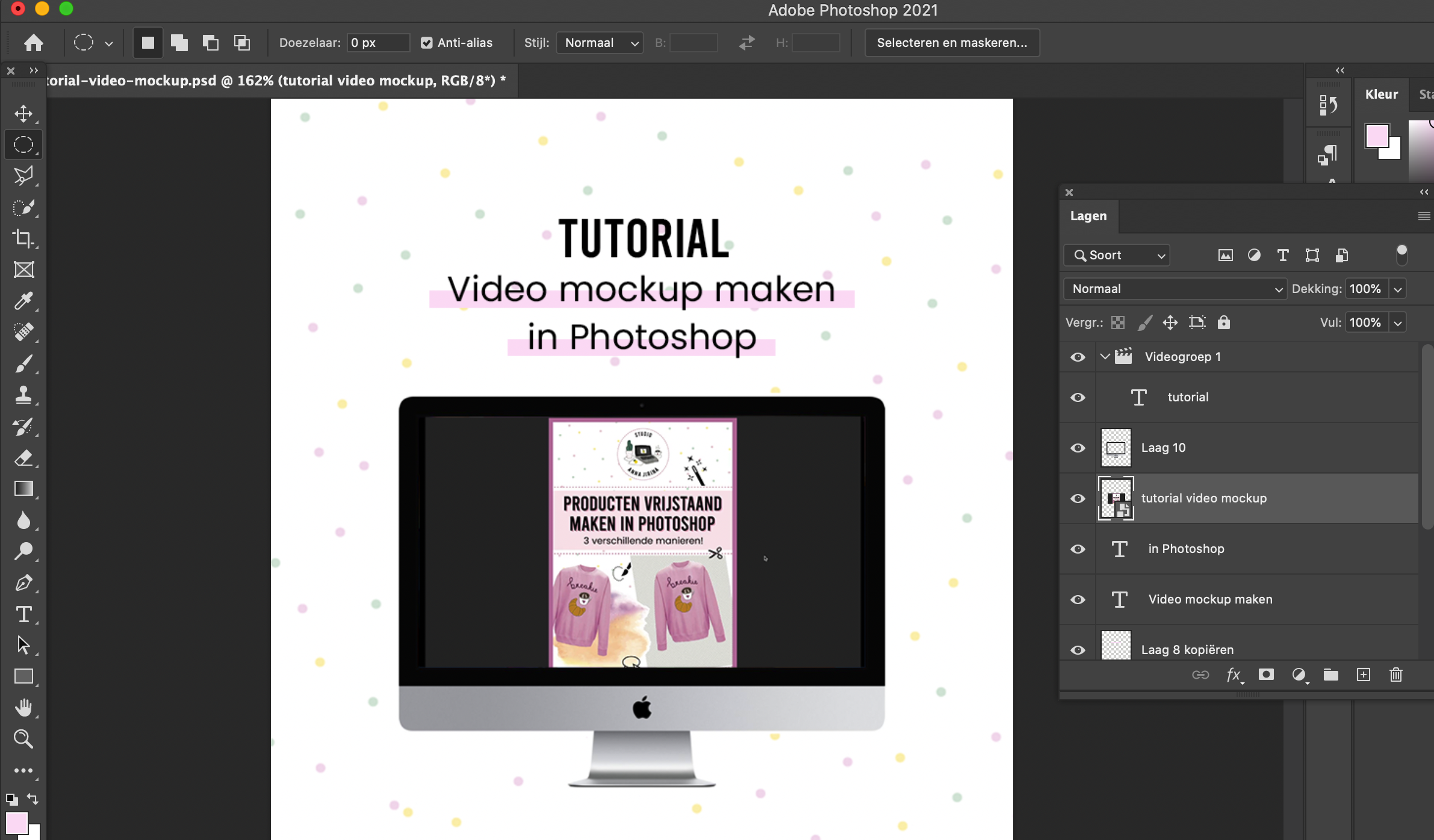 video mockup