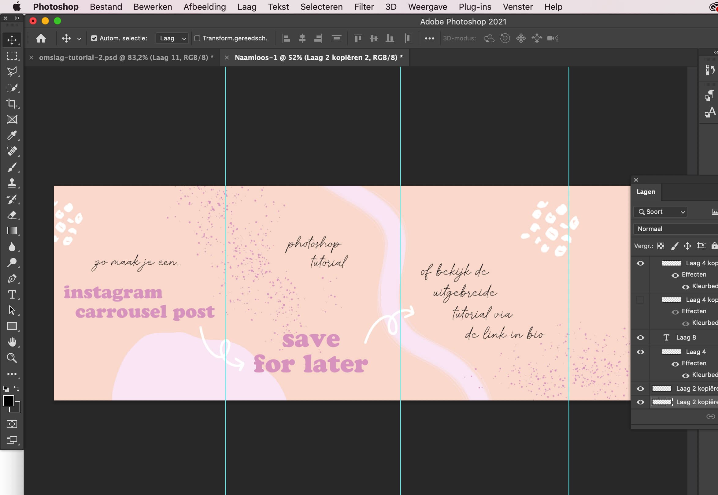 carrousel maken voor Instagram