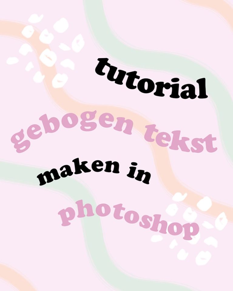 gebogen tekst maken