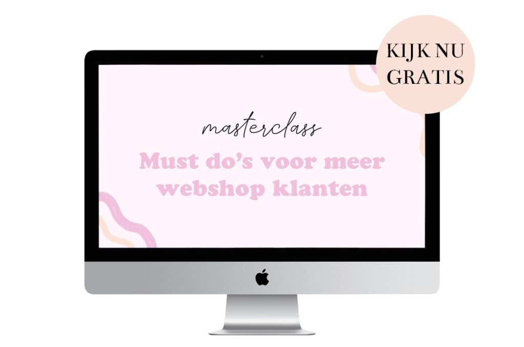 gratis masterclass meer webshop klanten