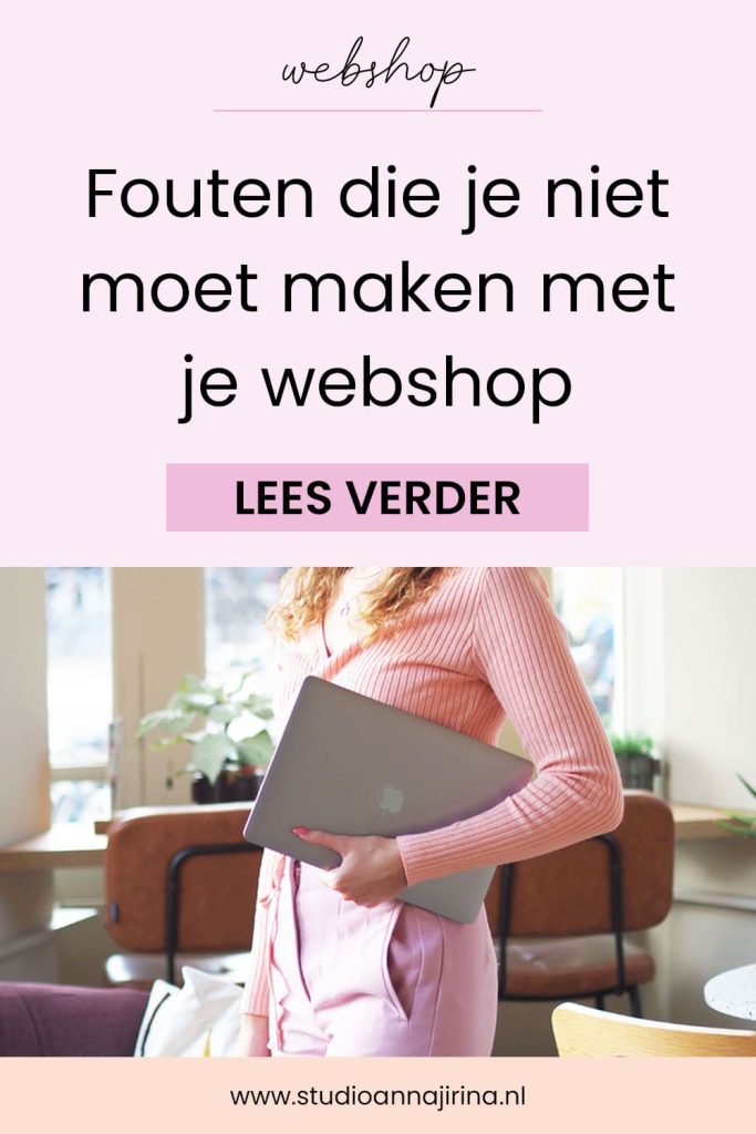 fouten webshop beginnen