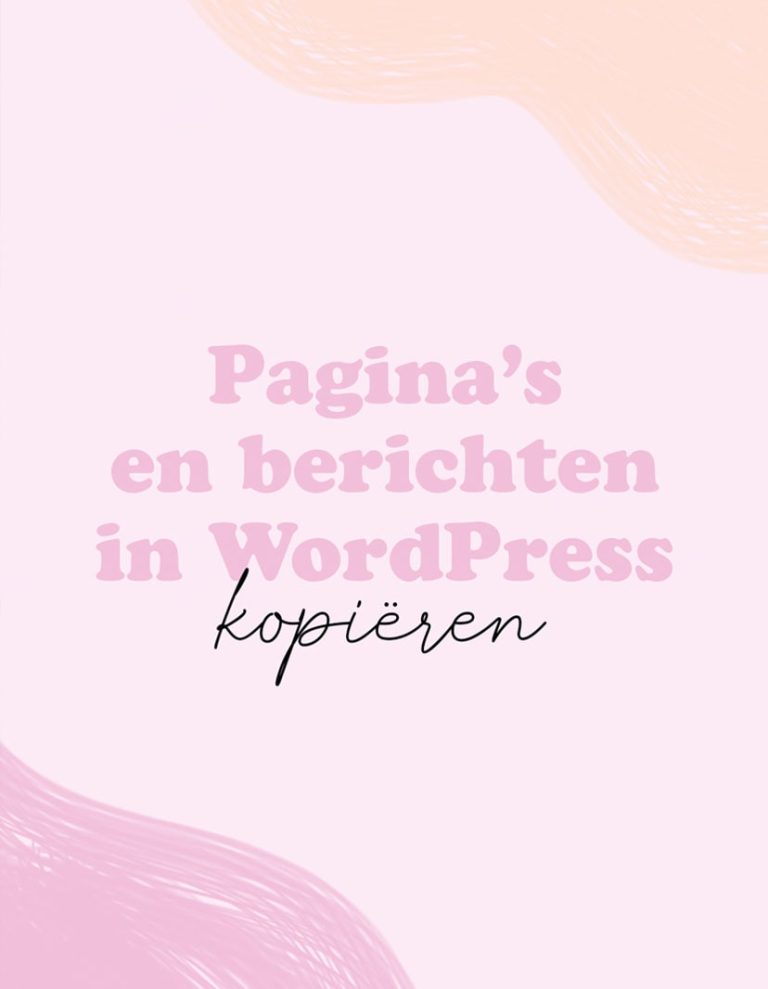 berichten kopiëren in WordPress