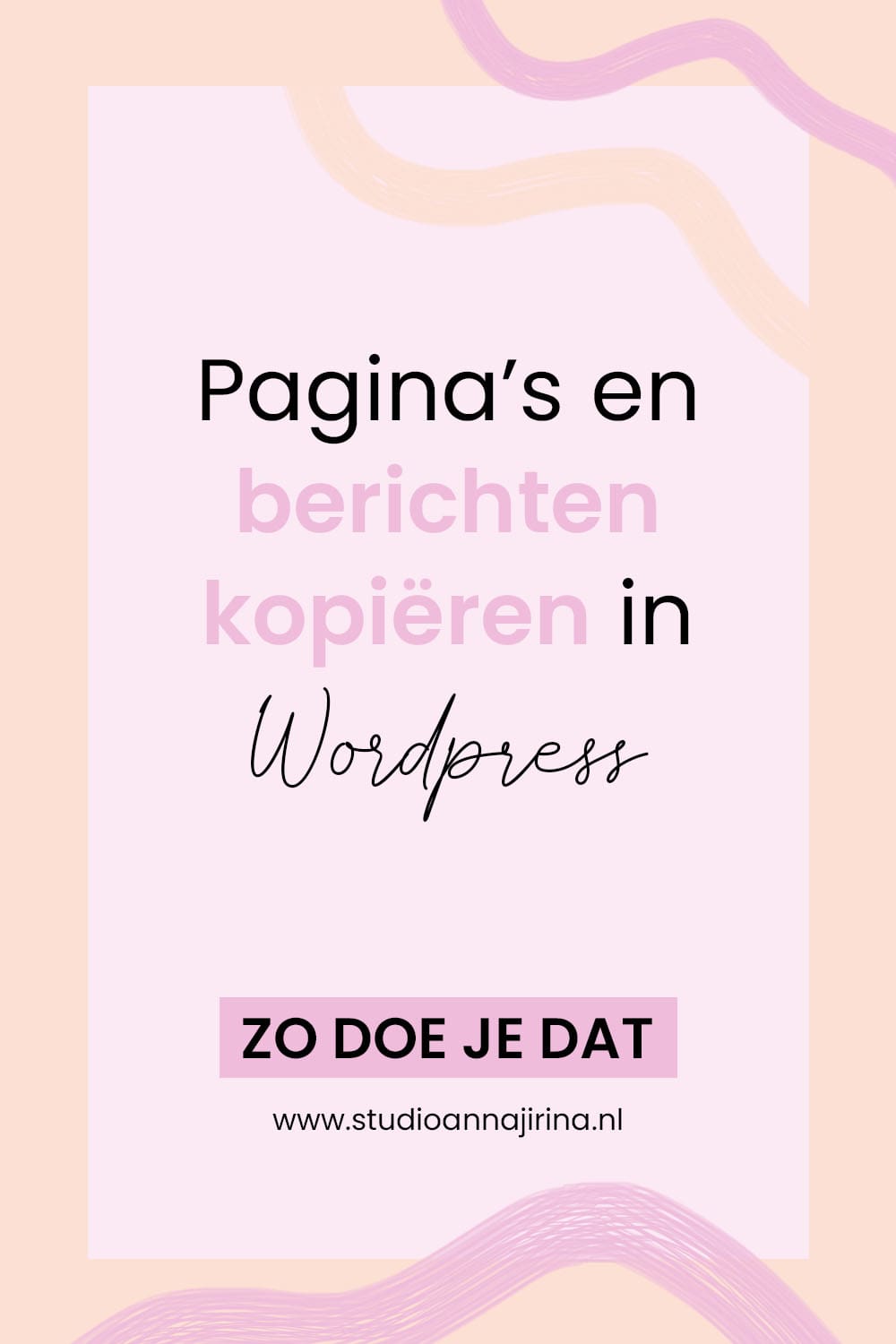 berichten kopiëren in WordPress
