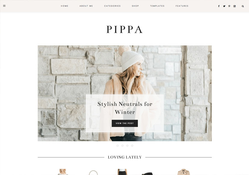 wordpress thema pippa