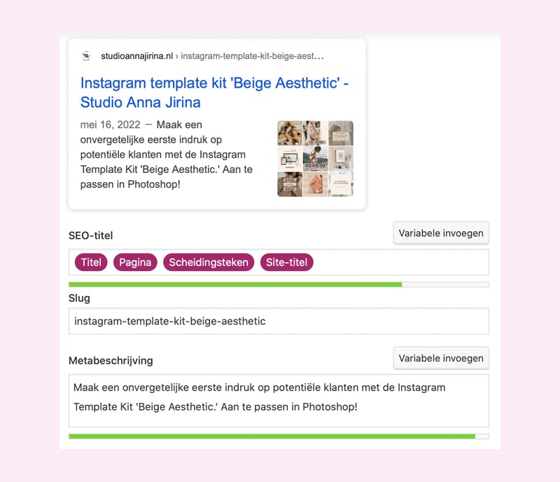 producten optimaliseren webshop