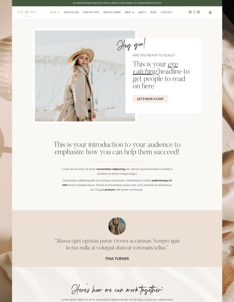 Brooke WordPress thema