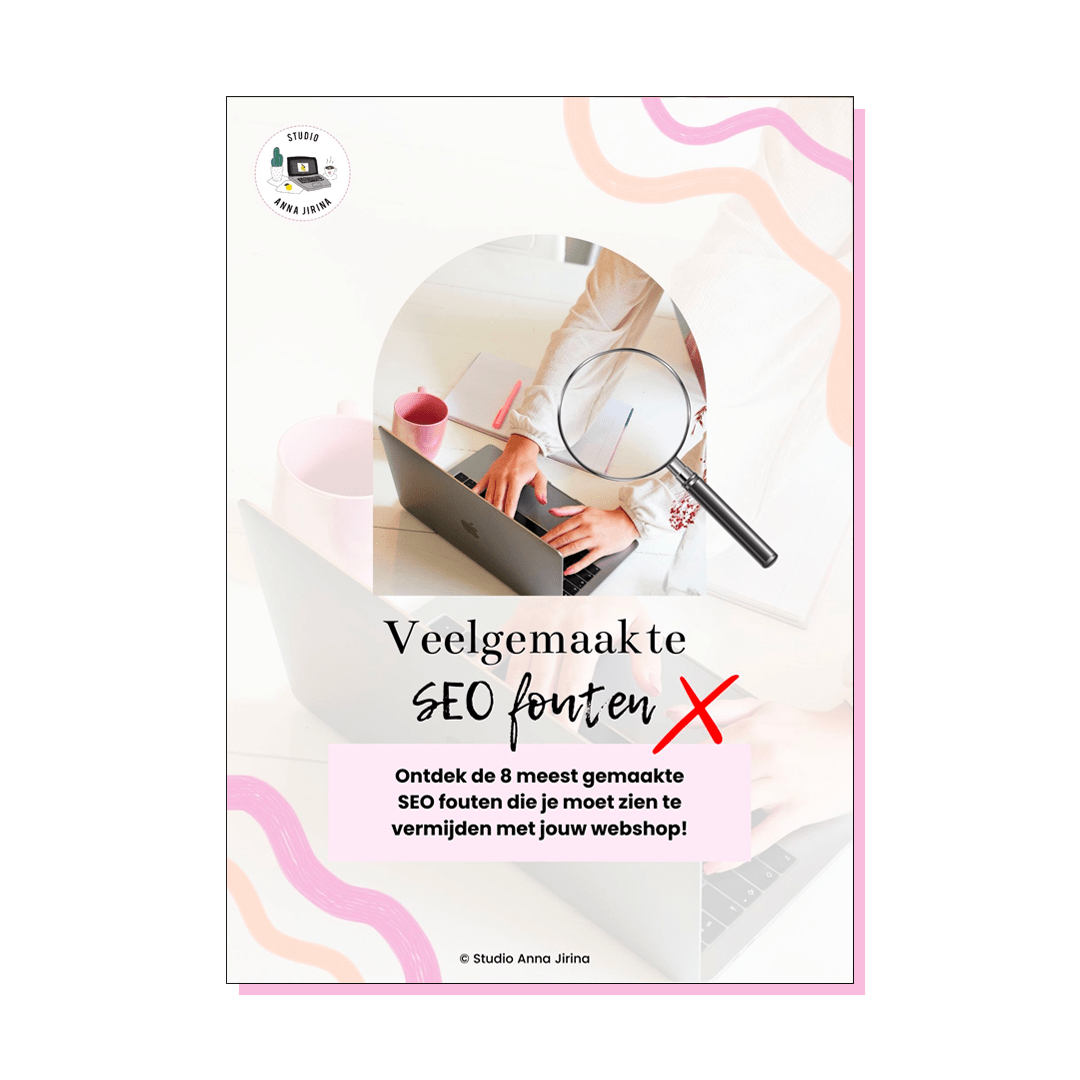 e-book SEO fouten | SEO optimalisatie webshops | Webshop SEO