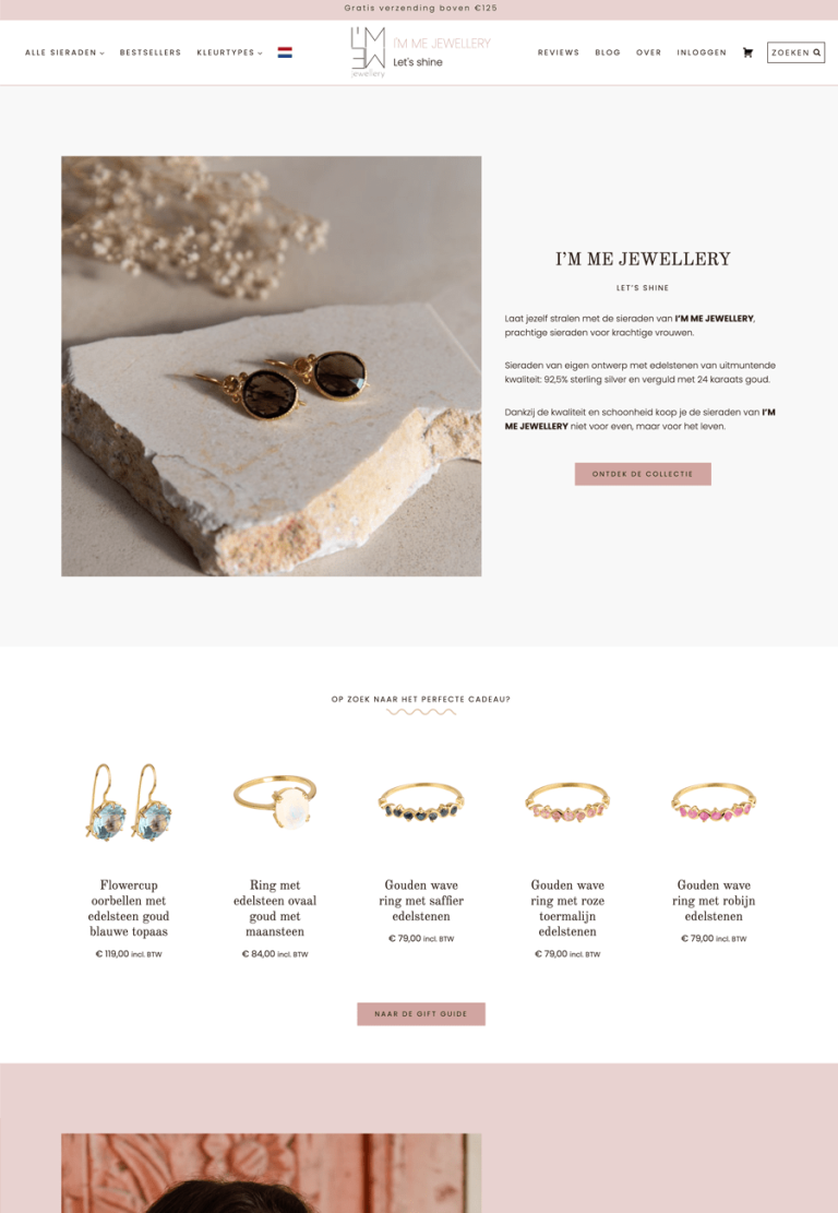 webshop sieraden branche | wordpress webshop laten maken