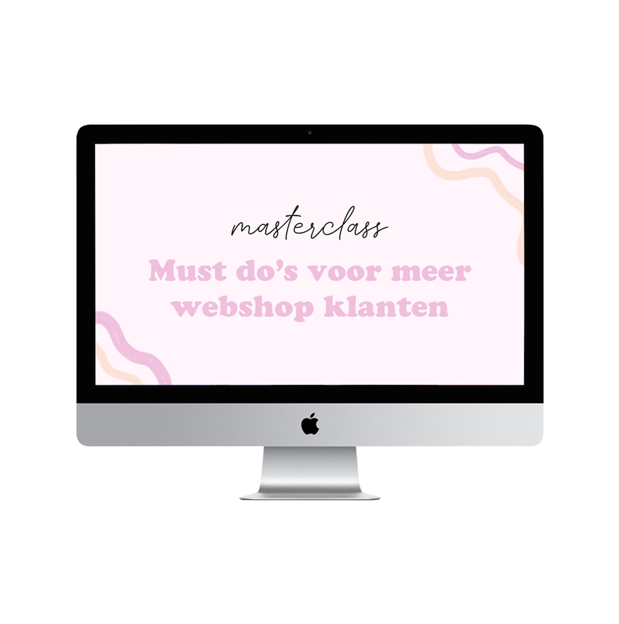 gratis masterclass meer webshop klanten | Meer verkopen met je webshop