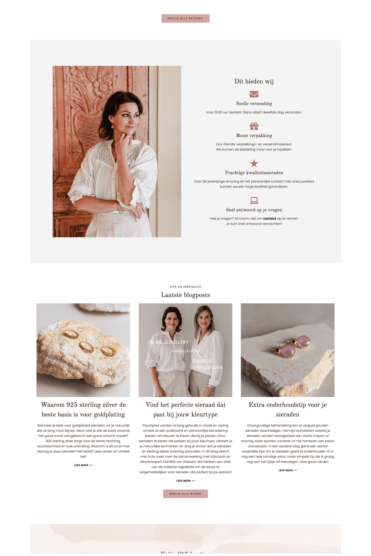 wordpress webshop sieraden