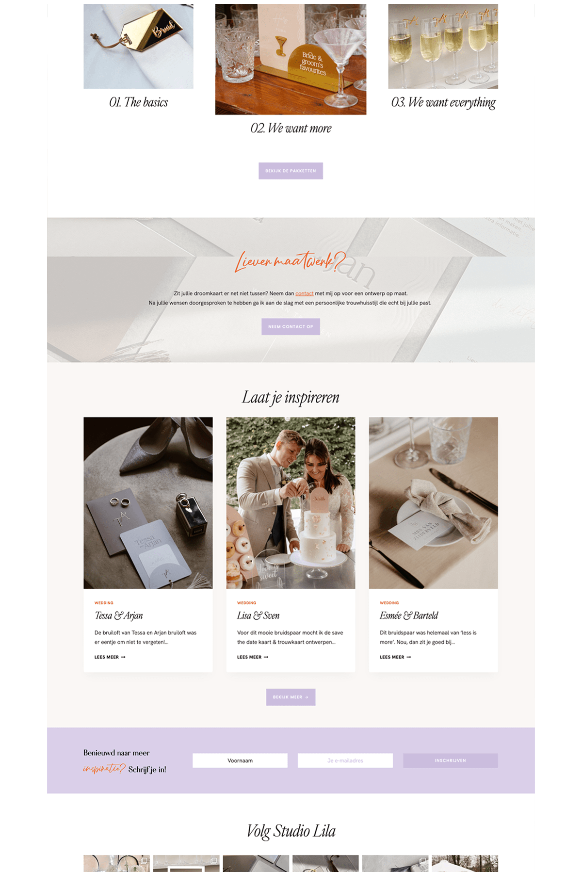 wordpress webshop ontwerp voor Studio Lila | WordPress webshop laten maken