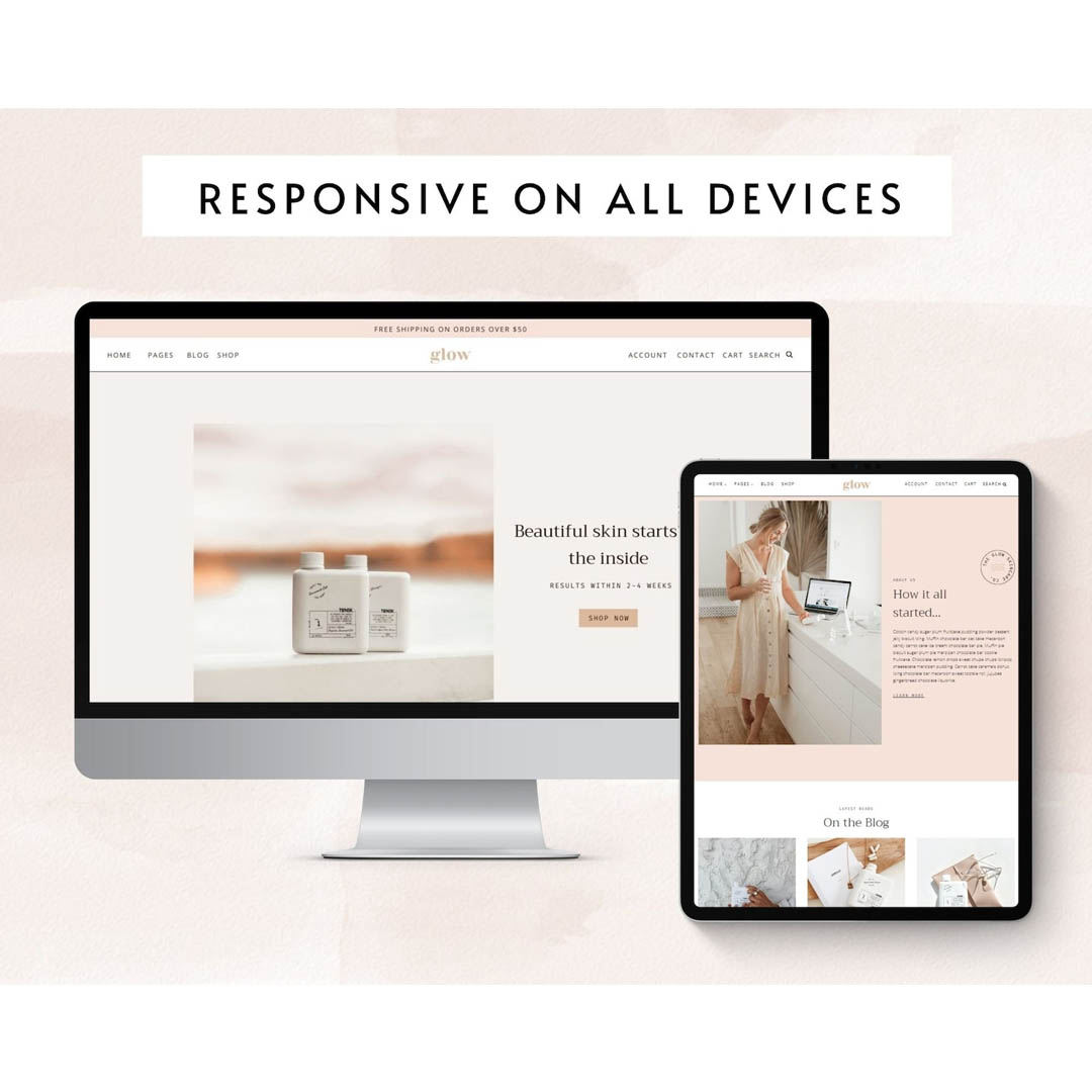 wordpress-thema-glow-2 thema glow